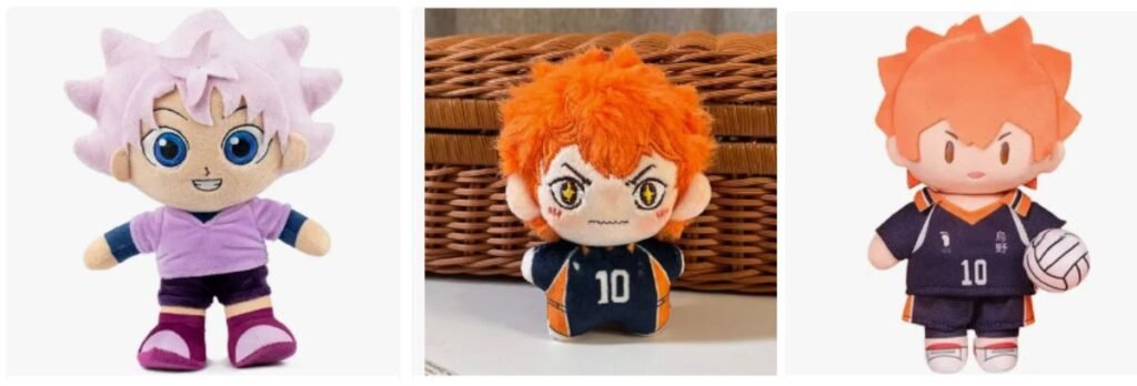 Hinata Shoyo Plush y Killua Zoldyck Plushie