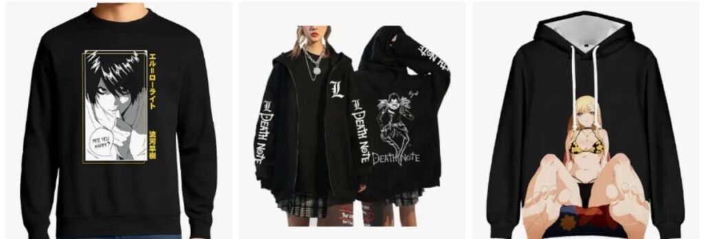 Sudaderas y Camisetas de Anime y manga